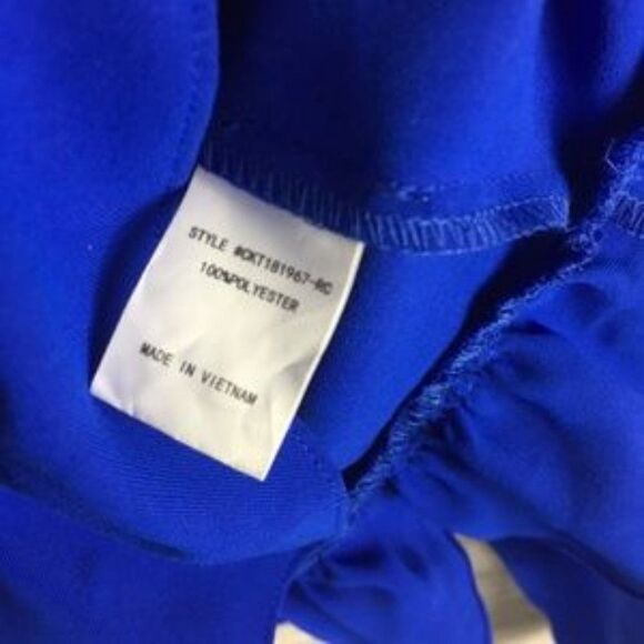 CODEXMODE Ruffle Trim High Neck Blouse size XS - Picture 8 of 8